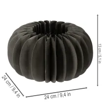 Artikel Papir-græskarpyntering af honningkagepapir 24 cm 4 stk.