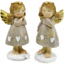Artikel Deco engel juleengel engle figur engle par H10cm 2stk