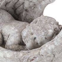 Artikel Dekorativ engel sovende med vinger englefigur grav 22,5 cm