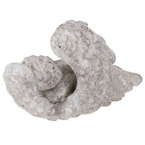 Artikel Dekorativ engel sovende med vinger englefigur grav 22,5 cm