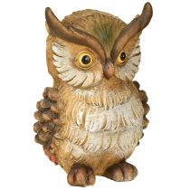 Artikel Dekorativ ugle dekorativ figur håndmalet efterårsdekoration polyresin H14cm