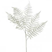 Deco bregne kunstig plante bregne blad kunstig bregne hvid L78cm