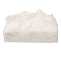 Artikel Dekorative fjer i hvide håndværksartikler fjeder 5-10cm 20g