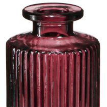 Artikel Dekorative flasker glas retro mini vaser Berry H13cm 6 stk