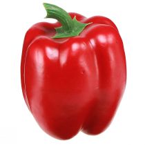 Artikel Dekorativ vegetabilsk peber rød maddummy H10cm