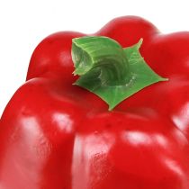 Artikel Dekorativ vegetabilsk peber rød maddummy H10cm