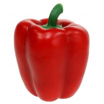 Deco vegetabilsk rød peber H10cm