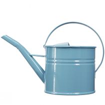Artikel Dekorativ vandkande til blomsterpotte i blå metal 28x13x17cm 1,25l til have og balkon