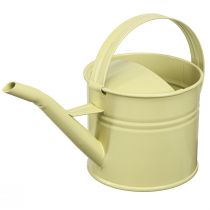 Artikel Dekorativ vandkande metal lille grøn gul 28x13x17cm 1,25l