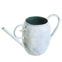 Artikel Dekorativ vandkande metal i hvid blå 32cmx11cmx18cm