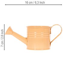 Artikel Dekorativt vandkandesæt, metal, 8 dele, flerfarvet, 16,5x7 cm - ideelle plantebeholdere til altan og køkken
