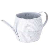 Artikel Dekorativ metalkande i hvid vintage 28cmx13cmx12,5cm