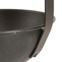 Artikel Dekorativ murskepotte, antracit, hængende, Ø16,5 cm, 2 stk.