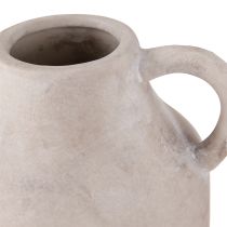 Artikel Dekorativ kandepotte i keramik i beige Ø14,5cm H22cm