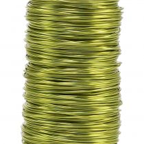 Artikel Deco emaljeret tråd limegrøn Ø0,50mm 50m 100g