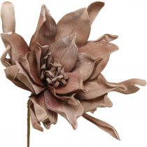 Deco lotusblomst kunstig lotusblomst kunstig blomst brun L68cm