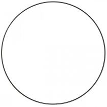 Dekorativ metalring dekorativ ring Scandi ring sort Ø30,5cm 6 stk