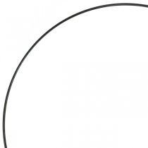 Artikel Dekorativ metalring dekorativ ring Scandi ring sort Ø25,5cm 6 stk