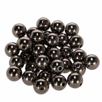 Artikel Dekorative perler antracit metallic 14mm 35 stk