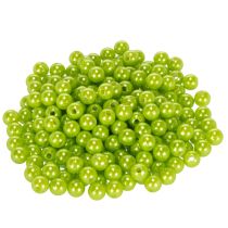 Artikel Dekorative perler, æblegrønne, Ø8 mm, 250 stk.