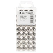 Artikel Dekorative perler, sølvmetallisk, 14 mm, 35 stk.