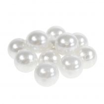 Deco perler hvid Ø20mm 12stk