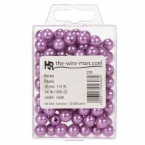 Artikel Pynteperler Ø10mm lilla 115 stk