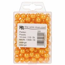 Artikel Pynteperler Ø10mm orange 115 stk