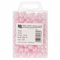 Artikel Pynteperler Ø10mm pink 115 stk