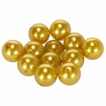 Artikel Pynteperler Ø2cm guld 12 stk