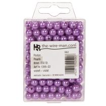 Artikel Dekorative perler Ø8mm Violette 250 stk