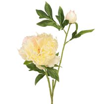Artikel Dekoration Pæoner Kunstige Blomster Gul Blossom L64cm 2stk