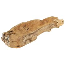 Artikel Dekorativ skål træ teak natur maritim 46x14x7cm