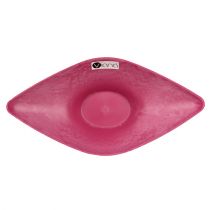 Dekorativ skål lyserød 34 cm x 17,5 cm H10cm, 1 stk