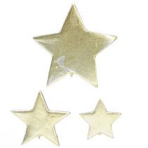 Artikel Dekorative stjerner spreder dekoration guld Ø3-7cm – 2. valg – 44 stk