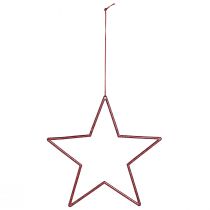 Artikel Dekorative julestjerner, glitterrøde, 18 cm, 8 stk. - Juletræspynt og vinduespynt