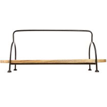 Artikel Dekorativ bakke, aflang oval træbakke med hank 70cm