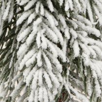 Artikel Dekorativt juletræ med kunstig sne på fod 30cm 2stk