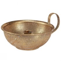Artikel Dekorativ kop med lysestage guld pind lysestage antik Ø17cm