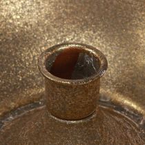 Artikel Dekorativ kop med lysestage guld pind lysestage antik Ø17cm