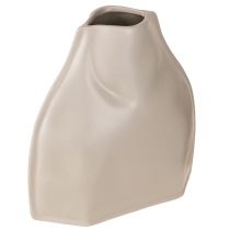 Artikel Dekorativ vase Keramik Grå Moderne Keramik Dekoration 22×9×22,5 cm