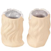 Artikel Dekorativ vase keramik plantekasse pige Ø7,5 cm H16 cm 2 stk.