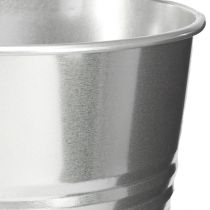 Artikel Dekorativ vase metal konisk høj vase sølv H34cm vase 11L