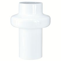 Artikel Dekorationsvase Metal Vase Dekoration Cremehvid Ø16,5cm H23,5cm