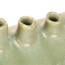 Artikel Dekorativ Vase Båd Keramik Vase Lysegrøn 23×8,5×11cm