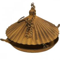 Artikel Dekorativt fuglebad, fuglebad, rist pyntehave Ø23cm H27,5cm