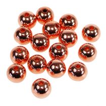 Artikel Dekorative perler kobber metallic 14mm 35 stk