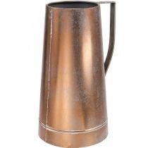 Artikel Dekorativ vase kobberfarvet dekorativ kande vintage dekorativ B21cm H36cm