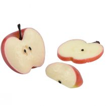 Dekorative æbler kunstig frugt i stykker 6-7cm 10stk