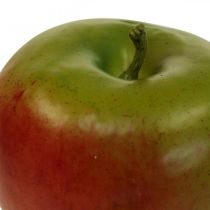 Deco æblerød grøn, deco frugt, maddummy Ø8cm